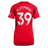 Dres Manchester United Scott McTominay #39 Domáci pre Ženy 2023-24 Krátky Rukáv